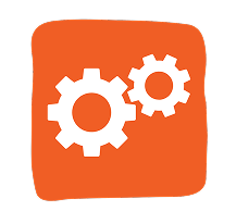 YZE Agency gear settings icon representing digital marketing optimization and technical SEO services configuration